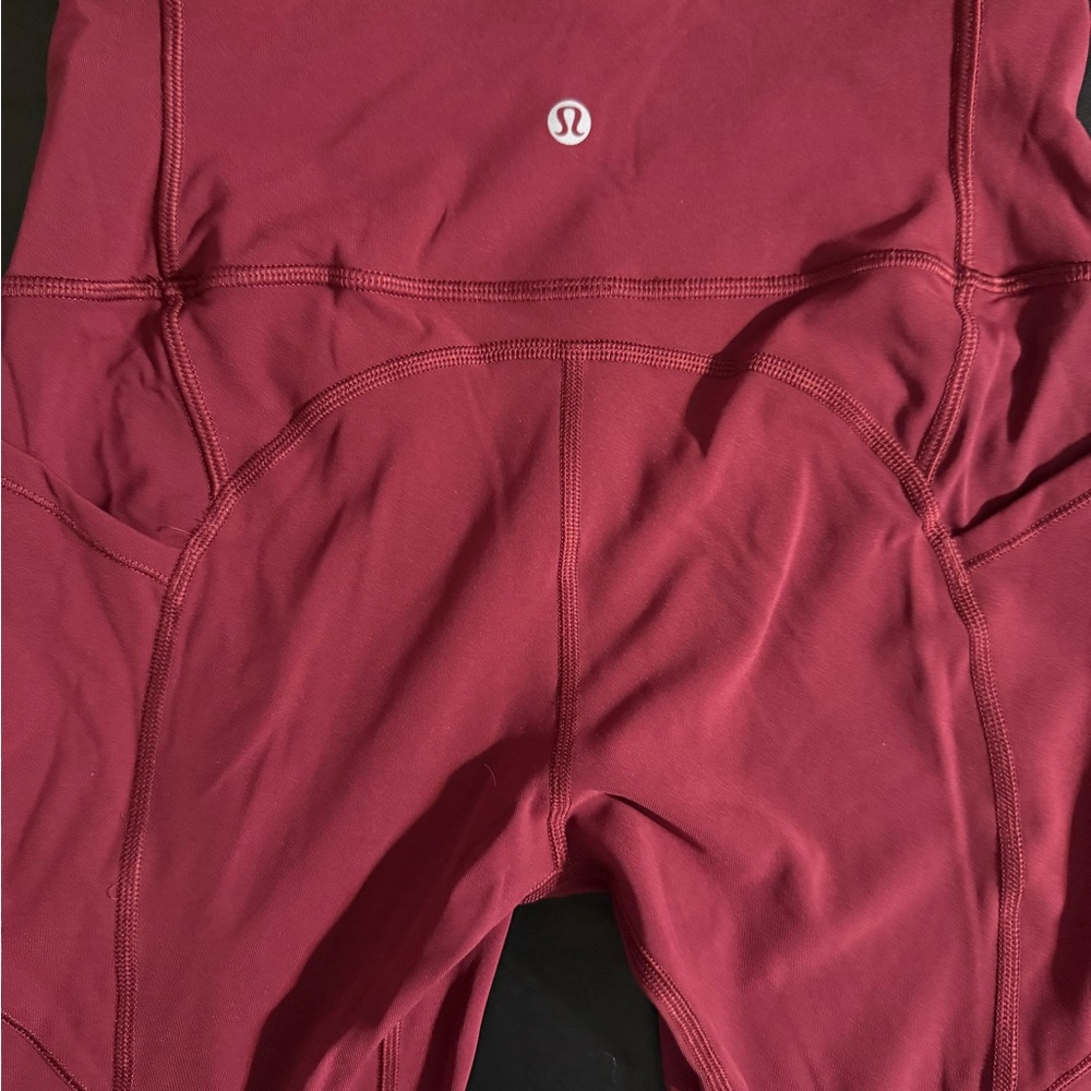 lululemon athletica Red Leggings